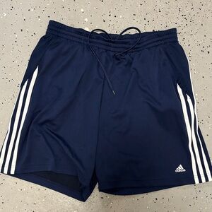 Adidas Men's Navy Blue Sports Shorts